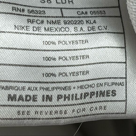 Nike Y2K Cropped White Athletic Track Jacket L - Picture 5 of 9